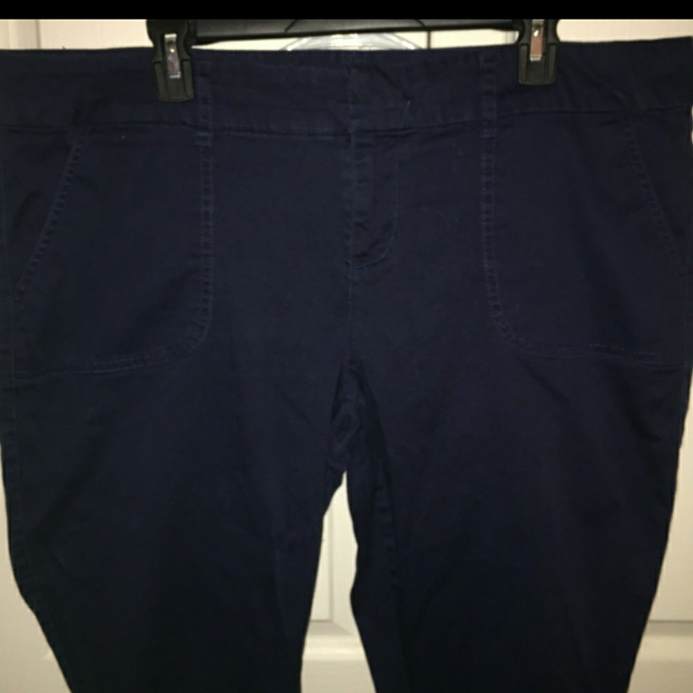 Torrid size 18 navy blue pants (reposh) PLUS